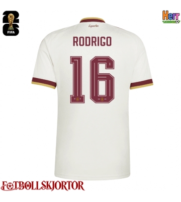 Spanien Rodri Hernandez #16 Bortatröja VM 2026 Kortärmad